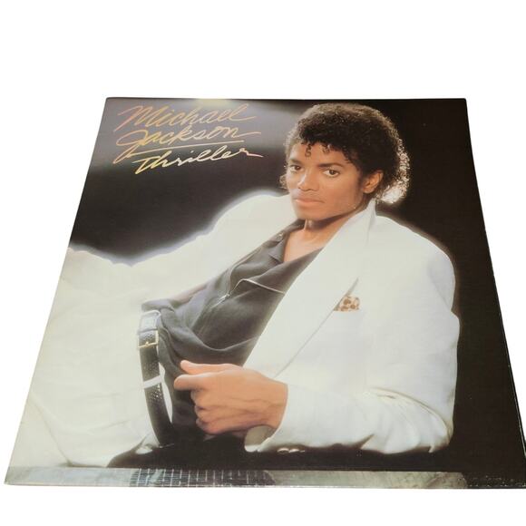 BLACK FRIDAY SALE VINTAGE Michael Jackson Thriller Vinyl Record, 1982 EUC - Picture 2 of 13